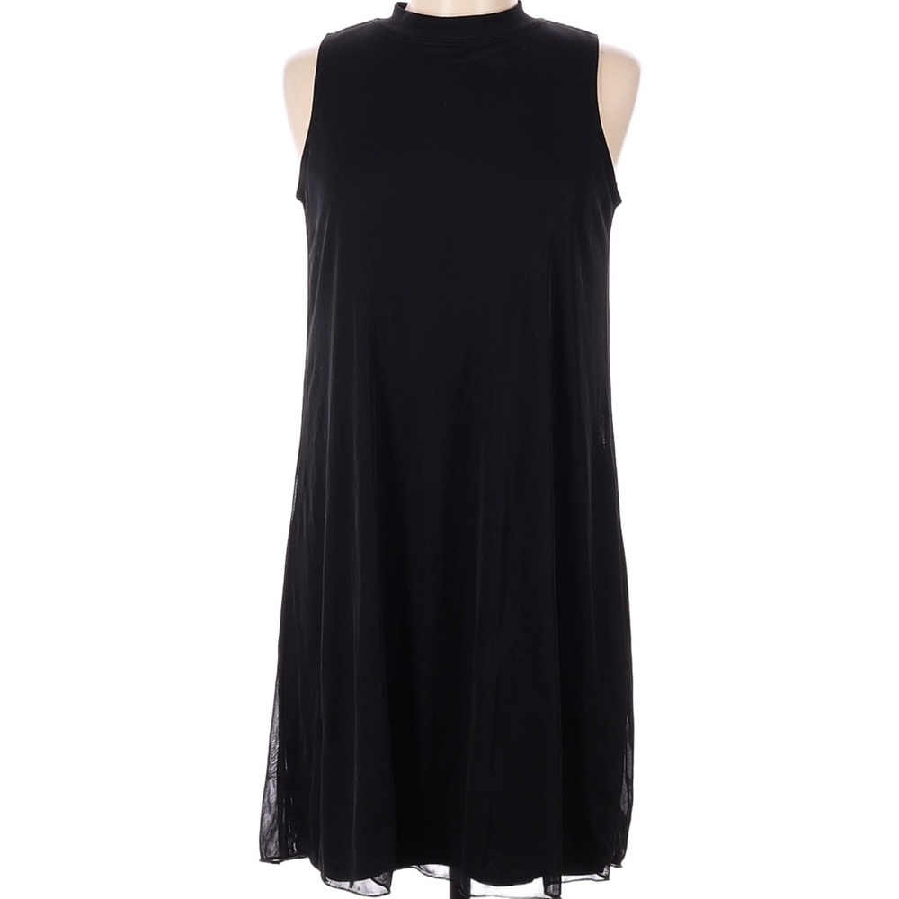 Annalee + Hope Black Sheer Mini Dress Size S